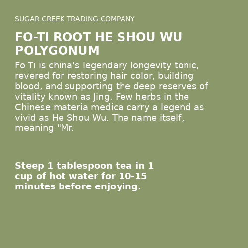 Fo-ti Root He Shou Wu Polygonum