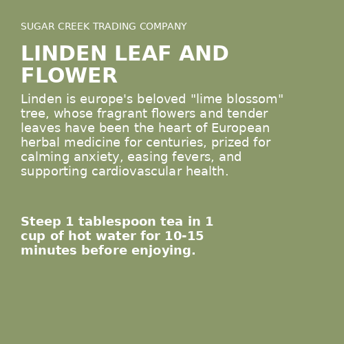 Linden Leaf And Flower