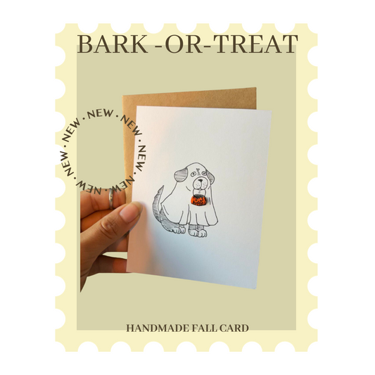 Bark-or-Treat Fall Card