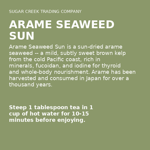 Arame Seaweed Sun