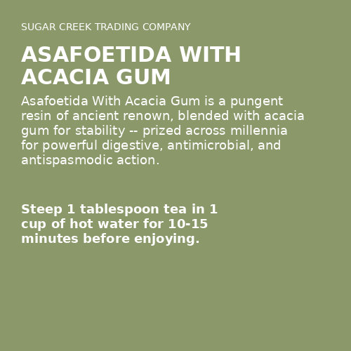 Asafoetida With Acacia Gum