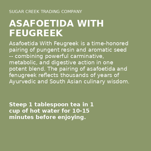 Asafoetida With Feugreek
