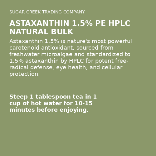 Astaxanthin 1.5% Pe Hplc Natural Bulk