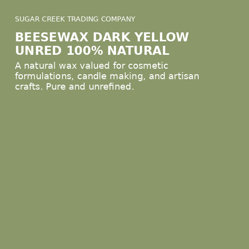 Beesewax Dark Yellow Unred 100% Natural