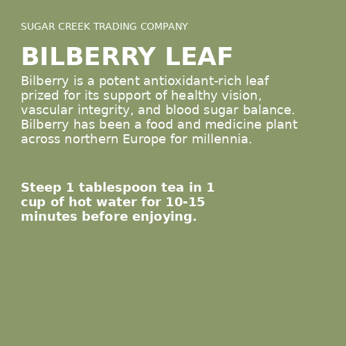 Bilberry Leaf