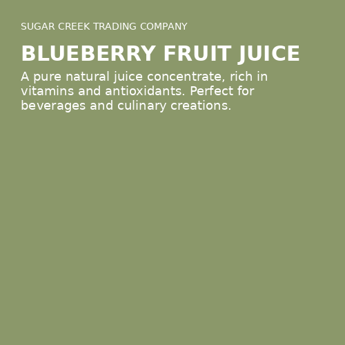 Blueberry Fruit Juice