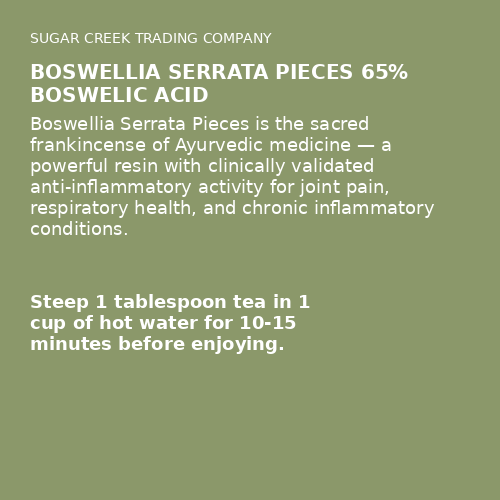 Boswellia Serrata Pieces 65% Boswelic Acid