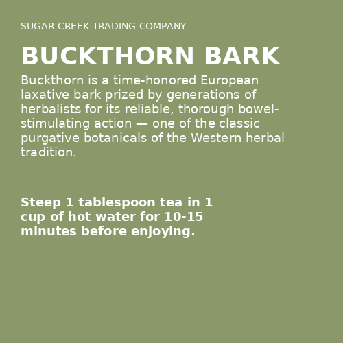 Buckthorn Bark
