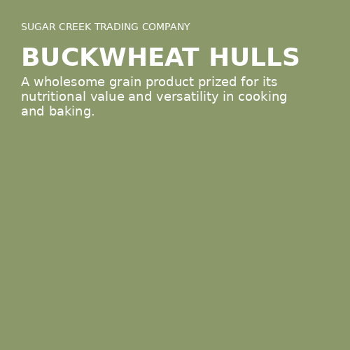 Buckwheat Hulls