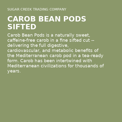 Carob Bean Pods Sifted