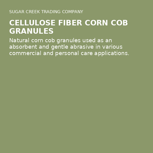 Cellulose Fiber Corn Cob Granules