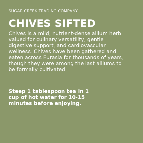 Chives Sifted