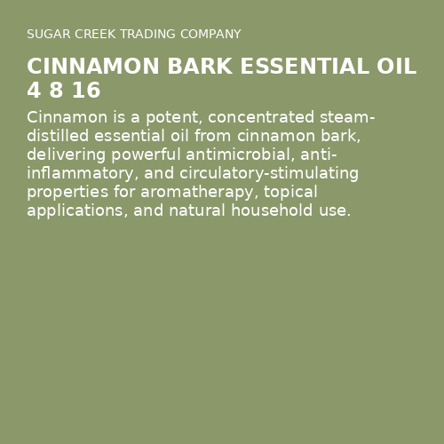 Cinnamon Bark Essential Oil 4 8 16