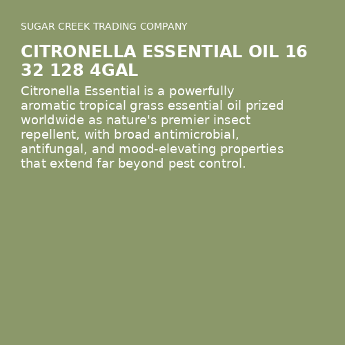 Citronella Essential Oil 16 32 128 4gal