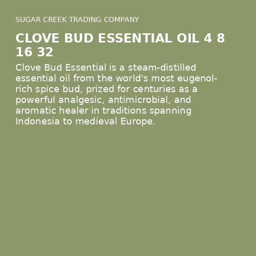 Clove Bud Essential Oil 4 8 16 32