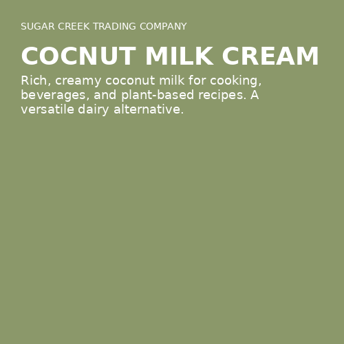 Cocnut Milk Cream