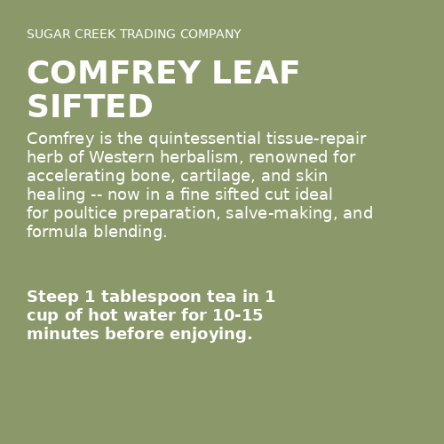Comfrey Leaf Sifted
