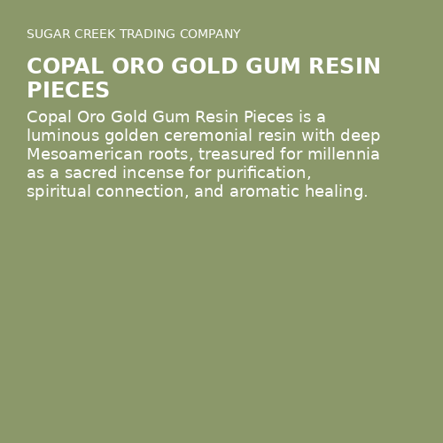 Copal Oro Gold Gum Resin Pieces