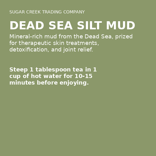 Dead Sea Silt Mud