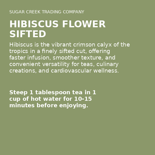 Hibiscus Flower Sifted