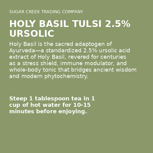 Holy Basil Tulsi 2.5% Ursolic