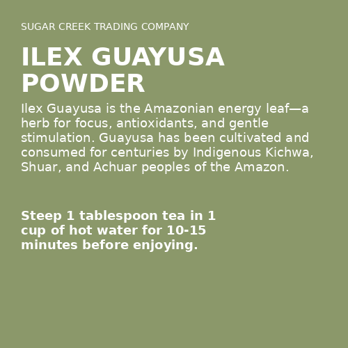 Ilex Guayusa Powder