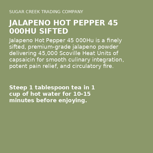 Jalapeno Hot Pepper 45 000hu Sifted