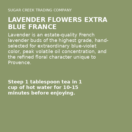 Lavender Flowers Extra Blue France