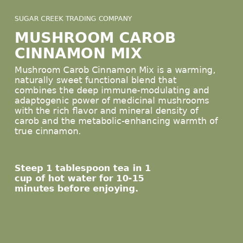 Mushroom Carob Cinnamon Mix