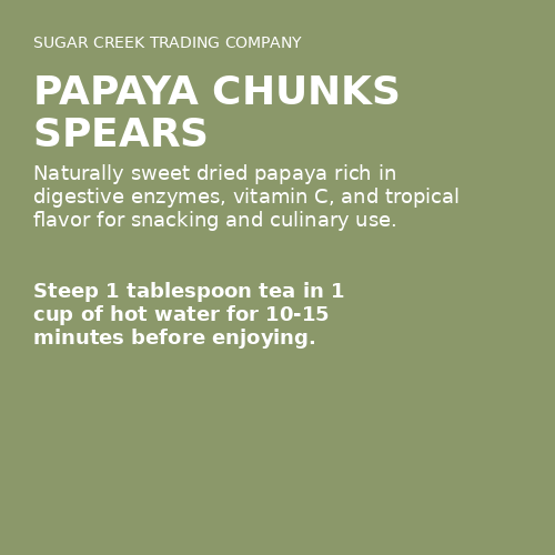 Papaya Chunks Spears