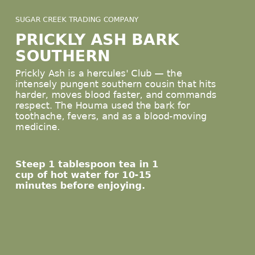 Prickly Ash Bark Southern