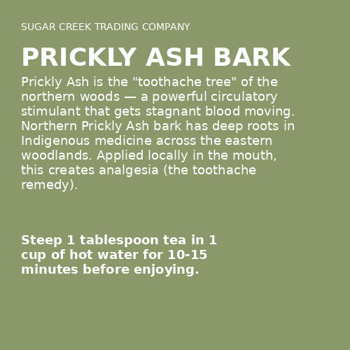 Prickly Ash Bark