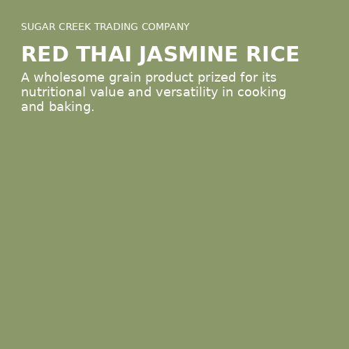 Red Thai Jasmine Rice