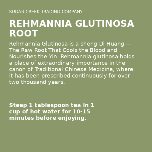 Rehmannia Glutinosa Root