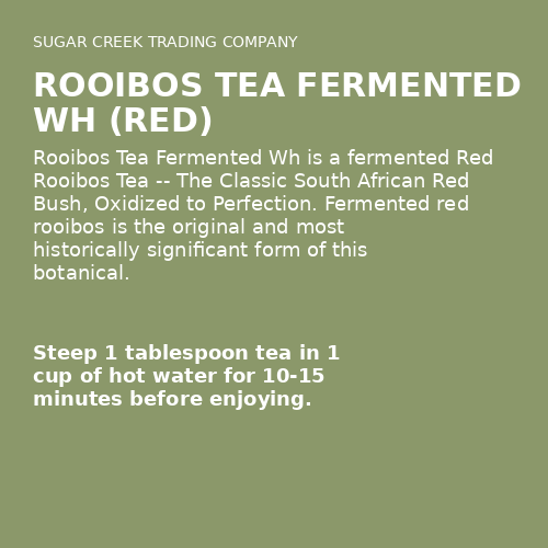 Rooibos Tea Fermented Wh (red)