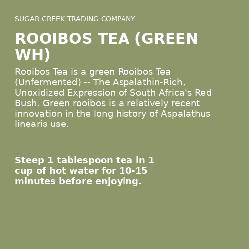 Rooibos Tea (green Wh)