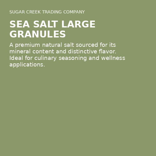 Sea Salt Large Granules
