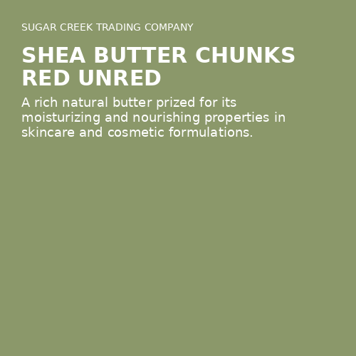 Shea Butter Chunks Red Unred