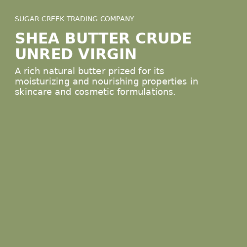 Shea Butter Crude Unred Virgin