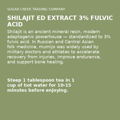 Shilajit Ed Extract 3% Fulvic Acid