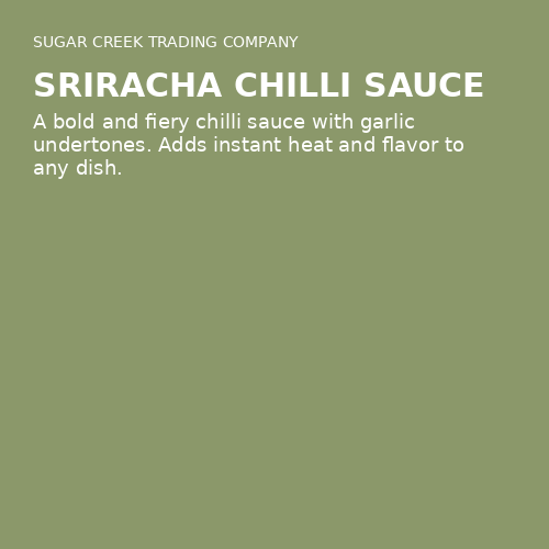 Sriracha Chilli Sauce