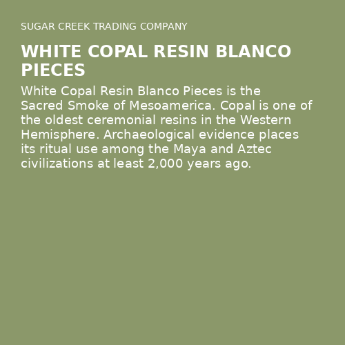 White Copal Resin Blanco Pieces