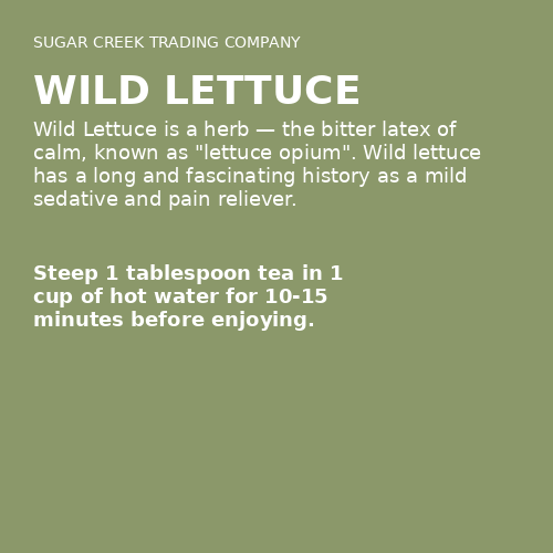 Wild Lettuce