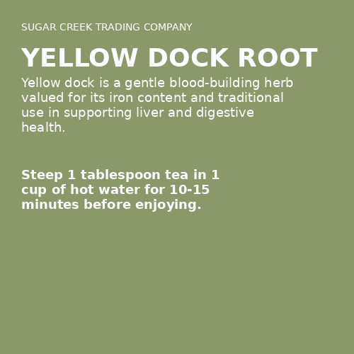 Yellow Dock Root