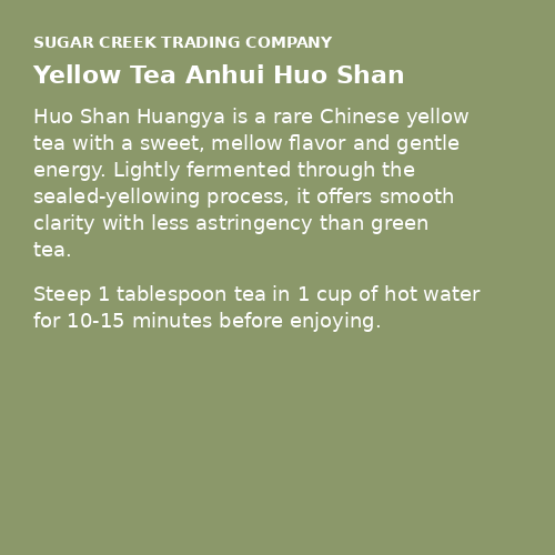 Yellow Tea Anhui Huo Shan