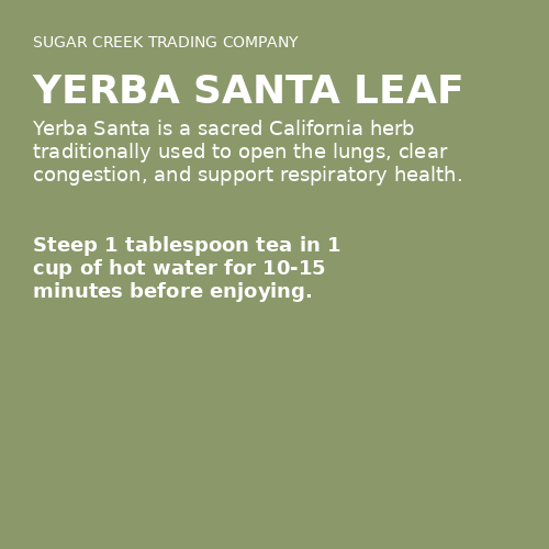 Yerba Santa Leaf